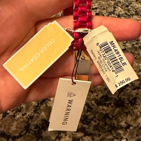 Michael Kors Vibrant Red Women's Watch - Picture 9 of 11